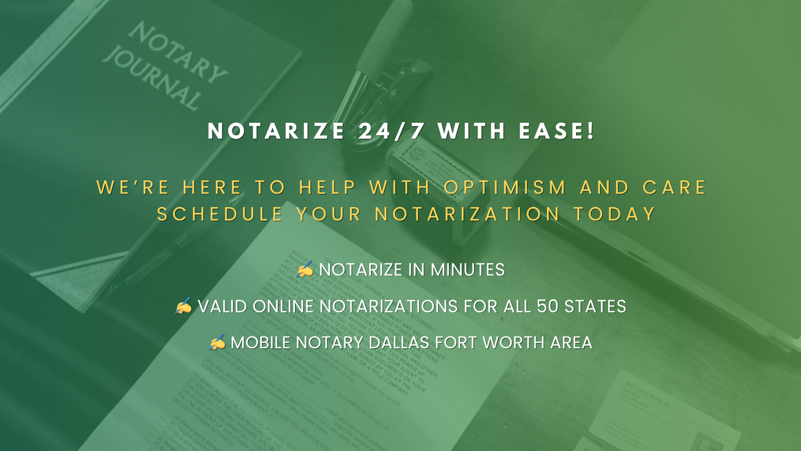 Texas Remote Online Notary providing secure virtual notarization and legal document services.